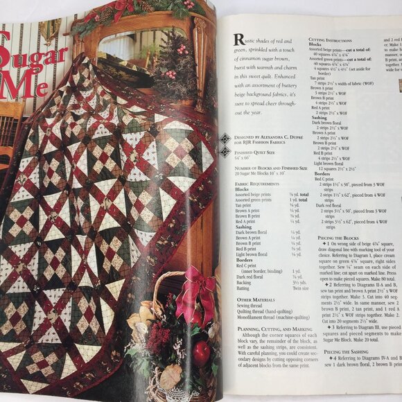 Vintage McCalls Quilting Magazine Festive Holiday Creations Dec 1998 Patterns - Picture 7 of 10